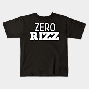 Zero Rizz Kids T-Shirt